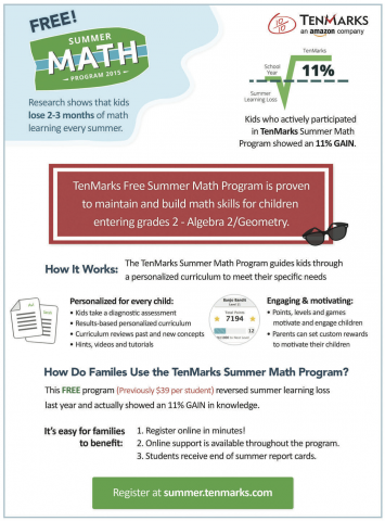 marks math ten access program summer